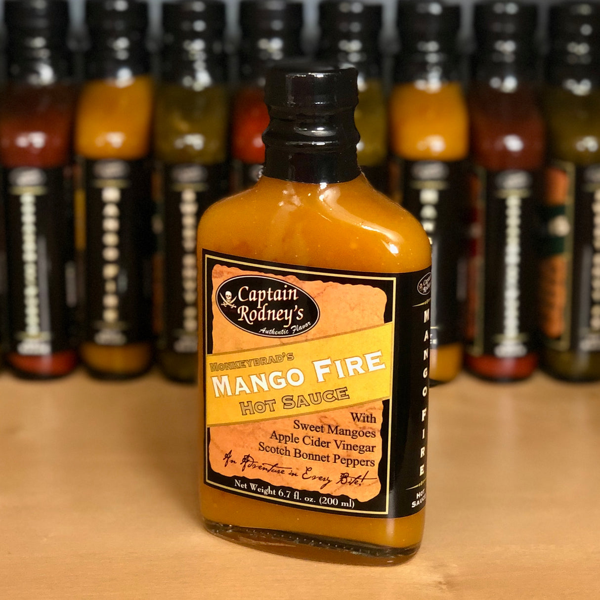 Captain Rodney's Mango Fire Hot Sauce -200 ml