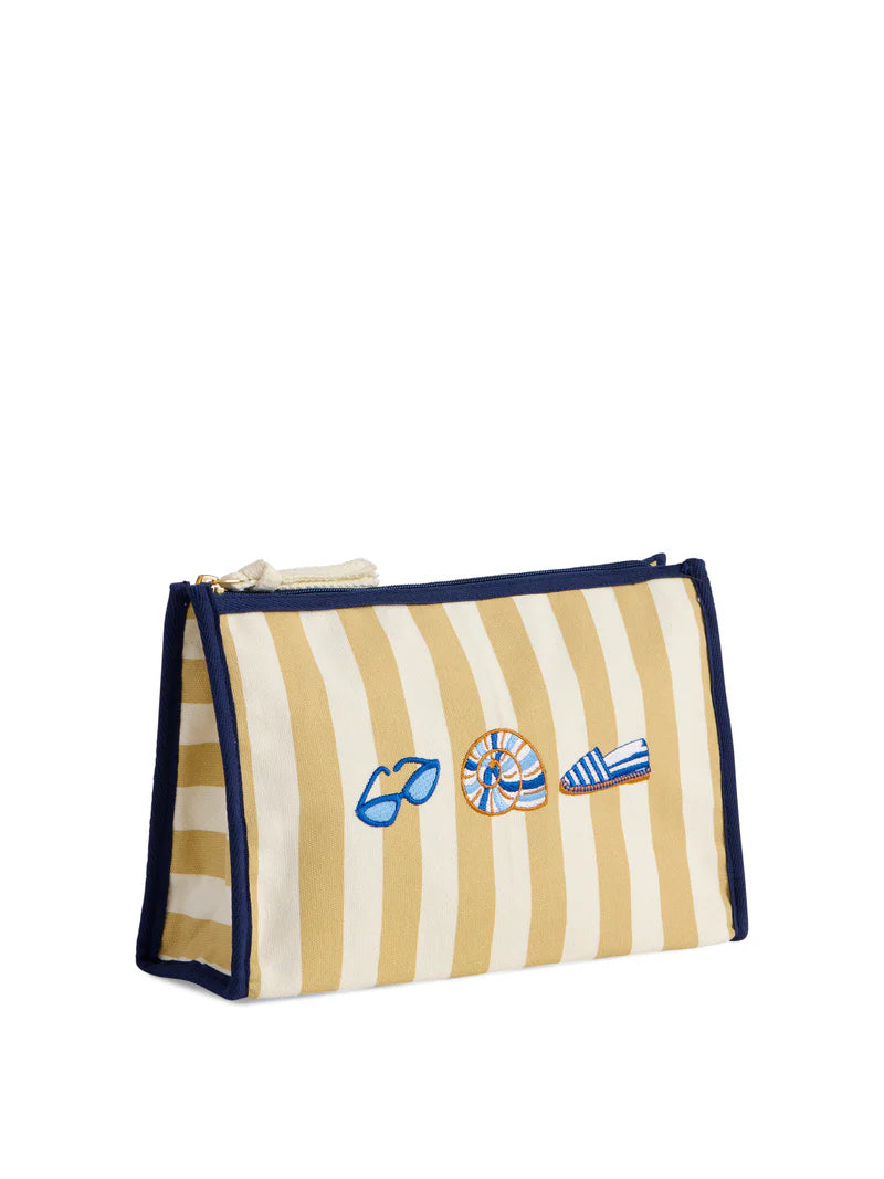 Shiraleah Shelly Zip Pouch Natural