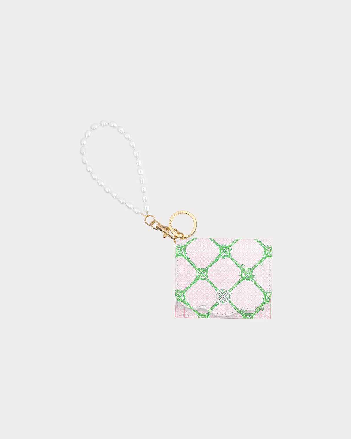 Lilly Pulitzer Snap Card Case - Pink Muse Butterfly Trellis