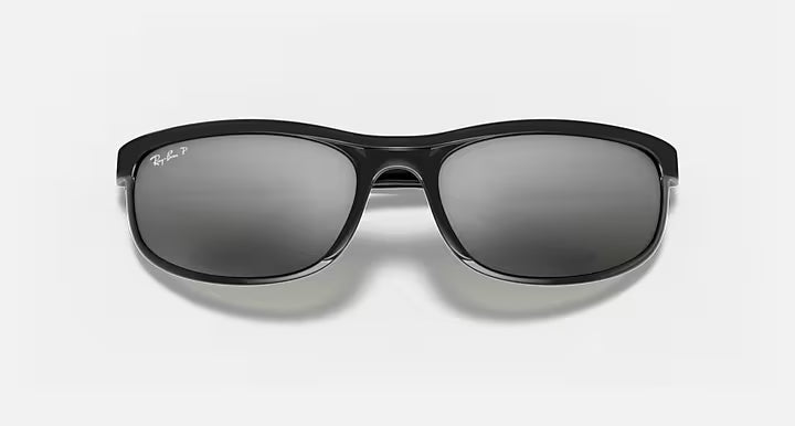 Ray-Ban Predator 2 Sunglasses - Matte Black/Grey Polarized