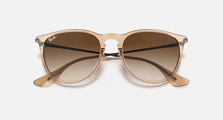 Ray-Ban Erika Transparent Light Brown Sunglasses