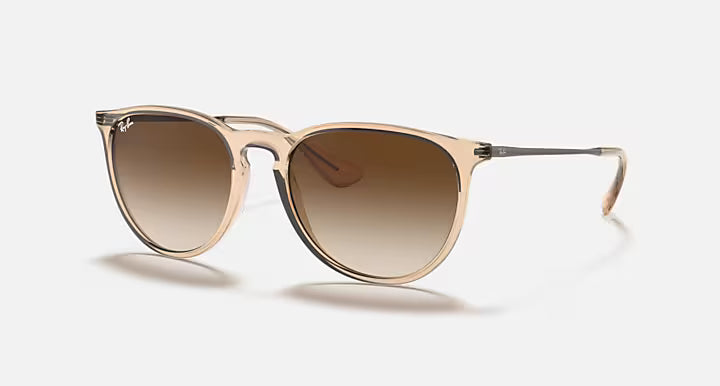 Ray-Ban Erika Transparent Light Brown Sunglasses
