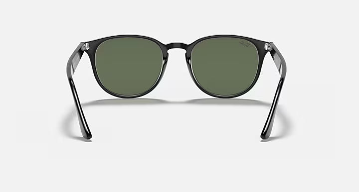 Ray-Ban Black Frame Classic Phantos - Green Lenses Sunglasses