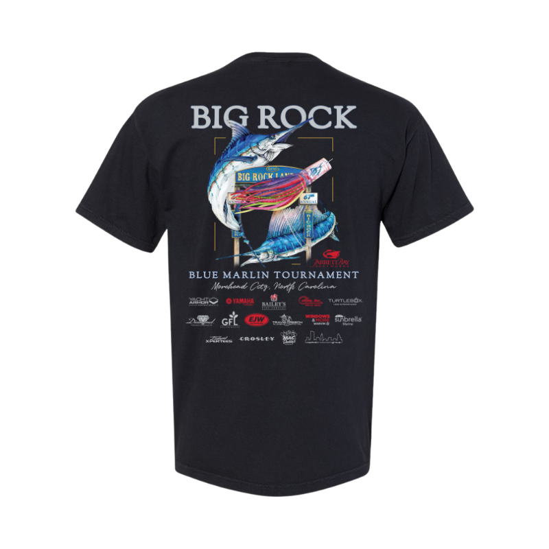 67th Annual Big Rock Blue Marlin Tournament Tee - Without Pocket