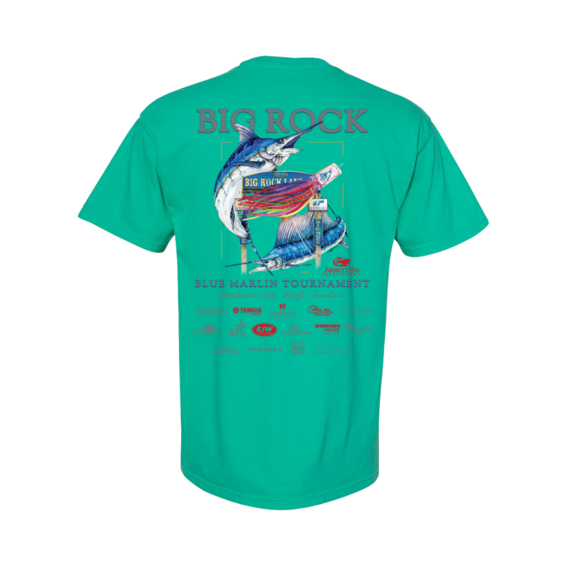 67th Annual Big Rock Blue Marlin Tournament Tee - Without Pocket