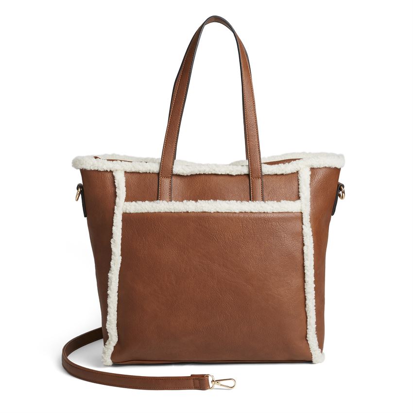 Coco + Carmen Kinsey Sherpa Tote & Crossbody
