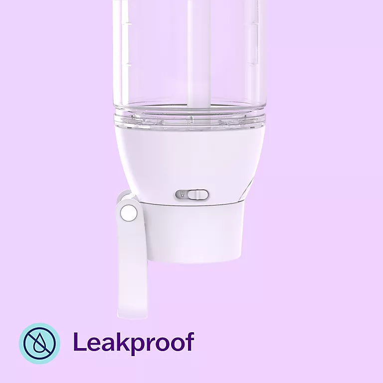 Leakproof product on a light purple background with 'Leakproof' branding.