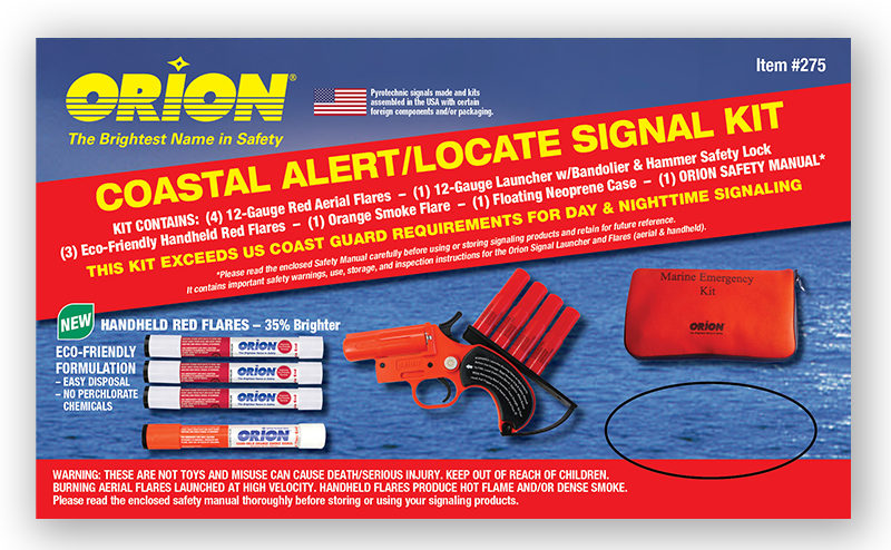 Orion Coastal Alert Locate Signal Kit in Neoprene Floating Case