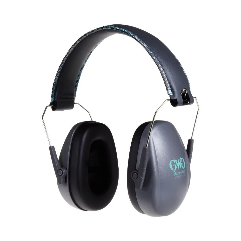 Girls With Guns Assure Low-Profile Earmuffs - Grey/Teal