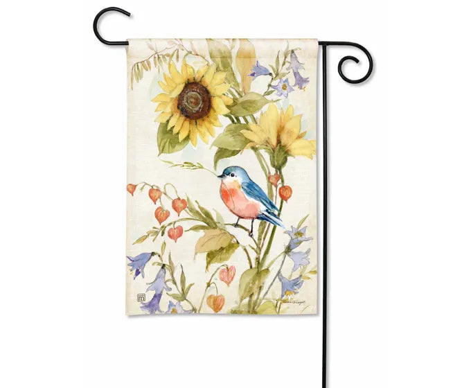 Studio M Bee Spring Bluebird Garden Flag