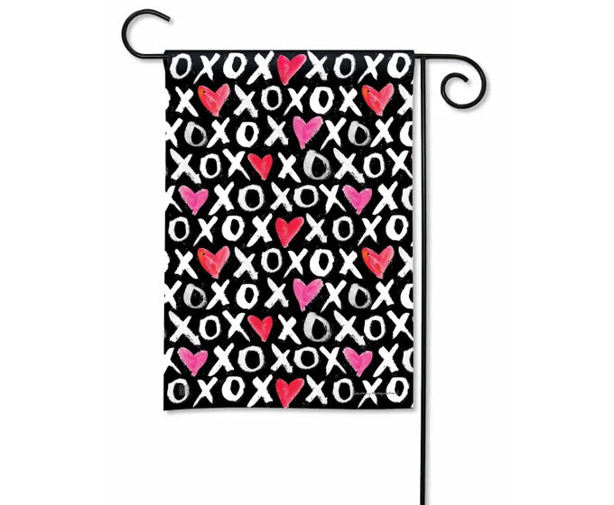 Studio M Hearts Hugs and Kisses Garden Flag