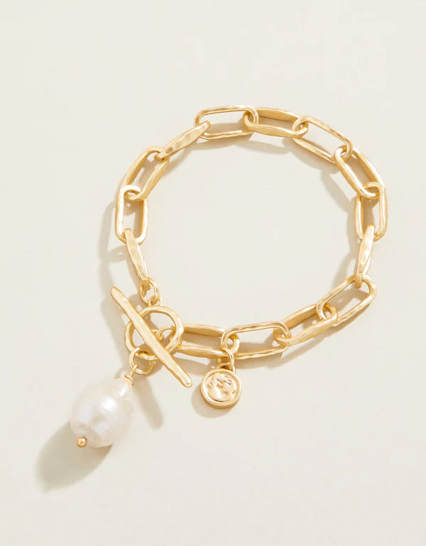 Spartina 449 Alodie Toggle Bracelet Gold/Pearl