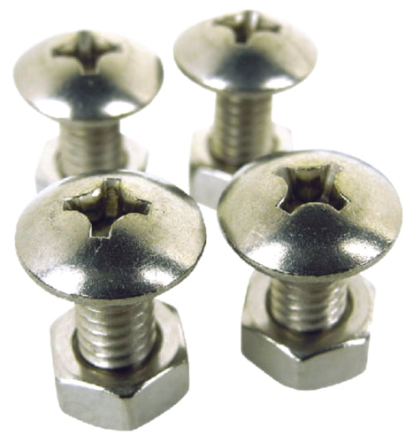 Seachoice Machine Screws & Nuts for License Plate