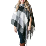 Top It Off 3-In-1 Plaid Wrap Shawl