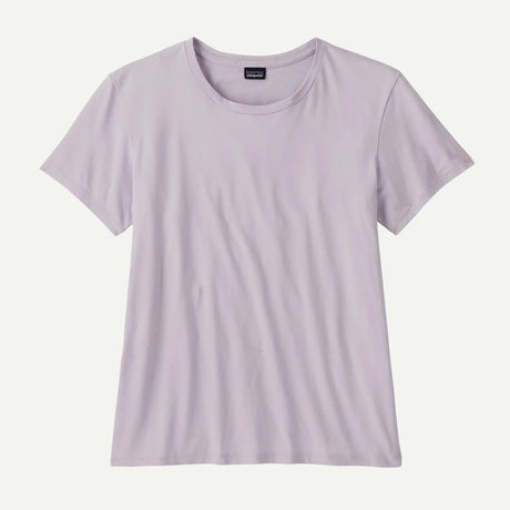 Light purple t-shirt on a white background