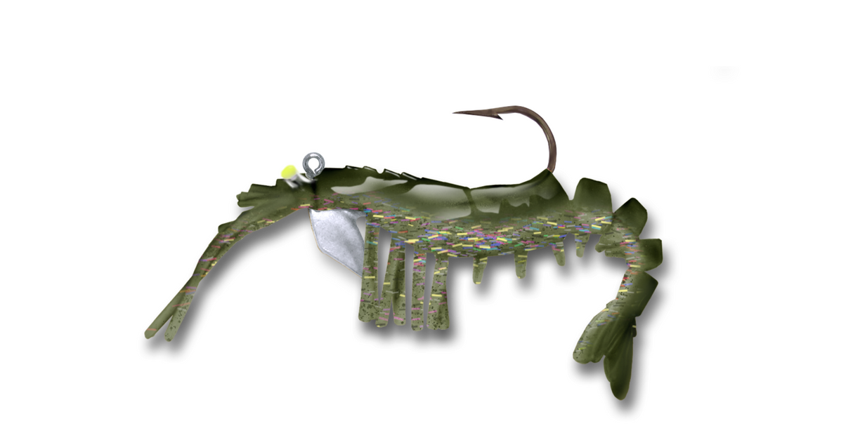Vudu Junior Shrimp Grass Shrimp (3 inch 1/8 oz Two Pack)