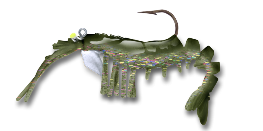 Vudu Junior Shrimp Grass Shrimp (3.25 inch 1/4 oz Two Pack)