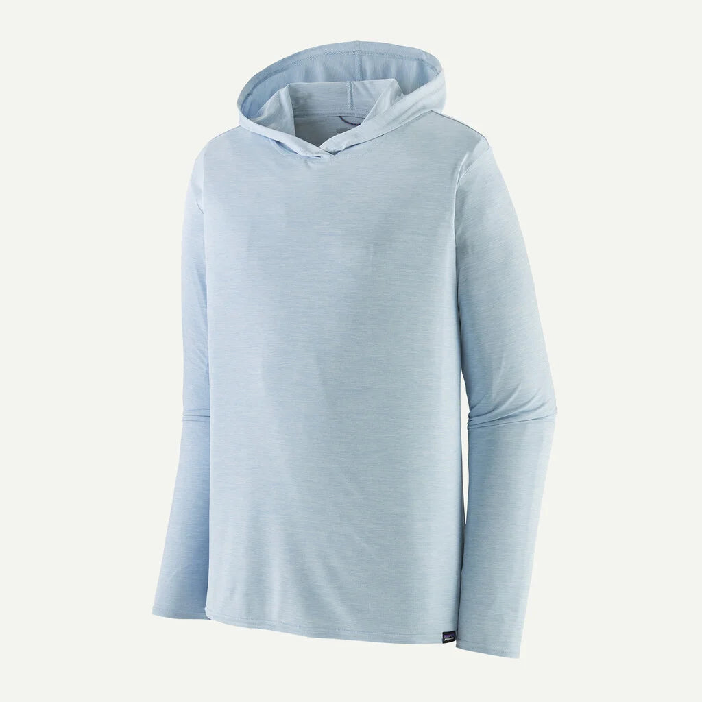 Light blue hoodie on a white background