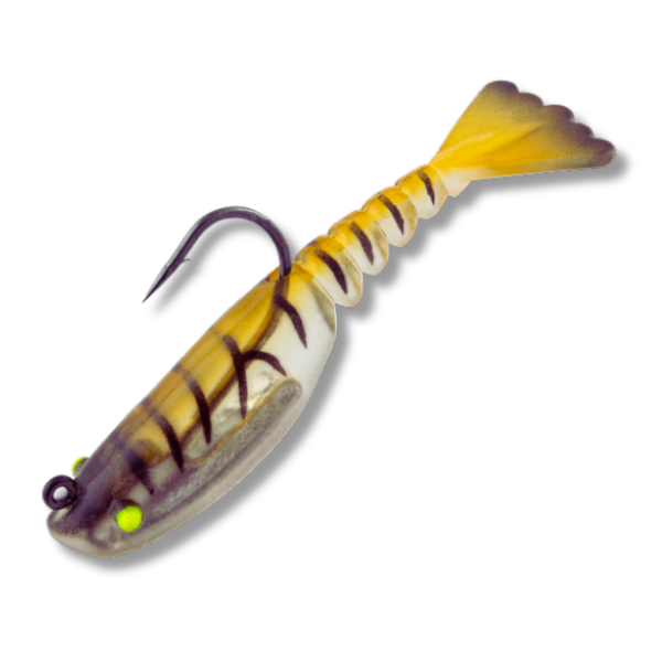 Vudu 08 Mambo Shrimp Gold (3 inch 1/8 oz Two Pack)