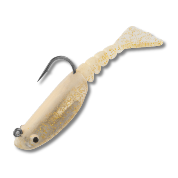 Vudu Mambo Shrimp Bone/Gold Dust (3 inch 1/8 oz Two Pack)