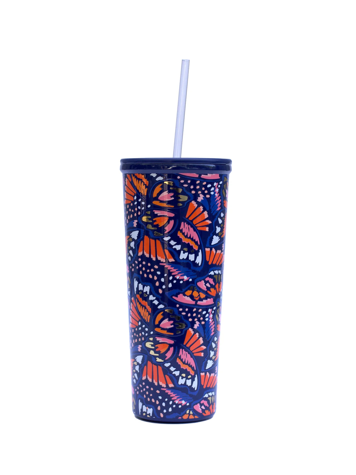 Mary Square 24oz Stainless Straw Tumbler
