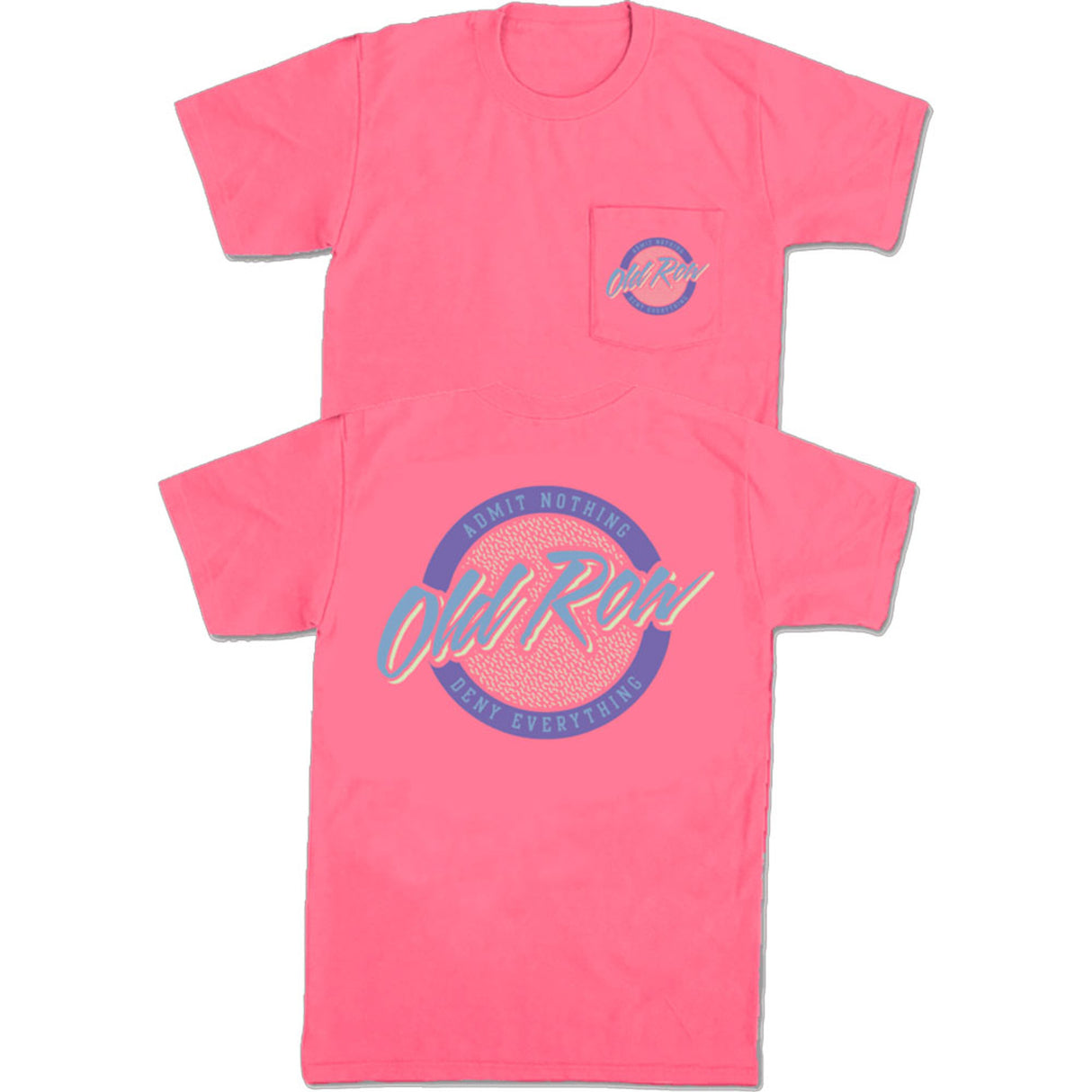 Old Row Circle Logo T-Shirt - Crunchberry