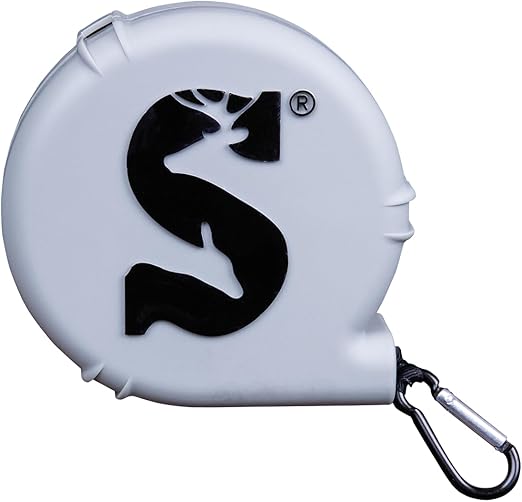 Retractable keychain with a logo on a white background