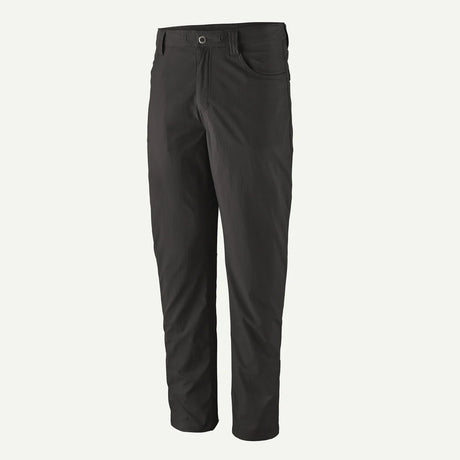Black pants on a light gray background