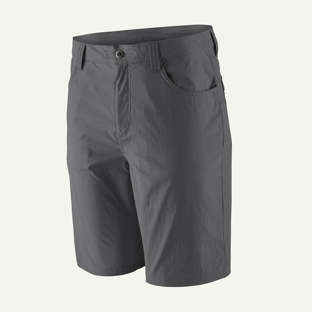 Gray shorts on a white background
