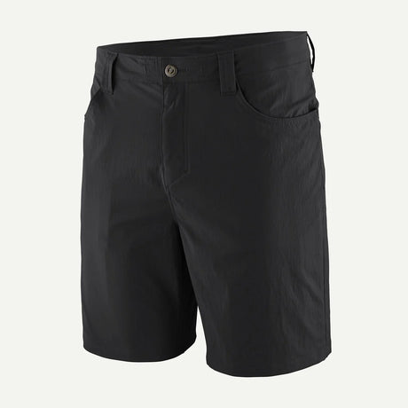 Black shorts on a light gray background