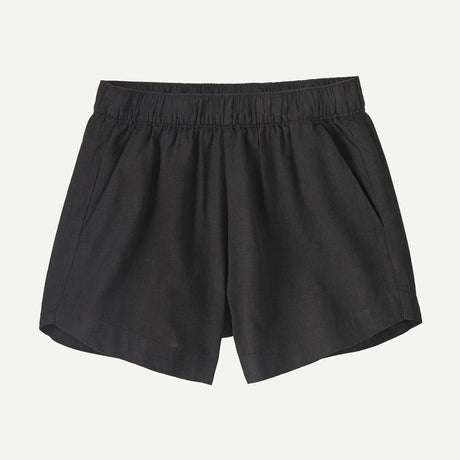 Black shorts on a light gray background