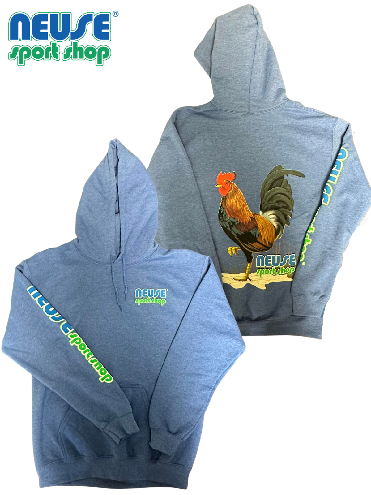 Sudadera con capucha con diseño de gallo Bender