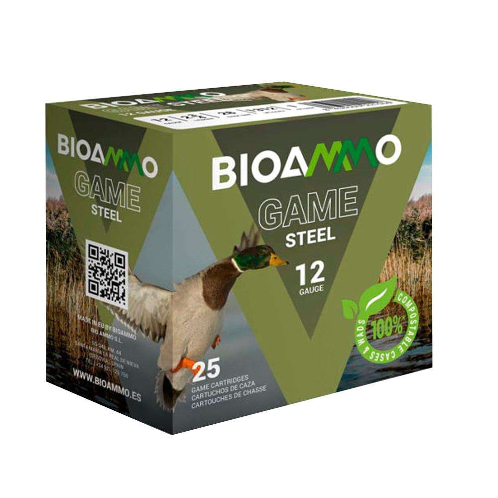 Bioammo - 12 Gauge, 1-1/16 OZ, Steel Game Waterfowl Ammo