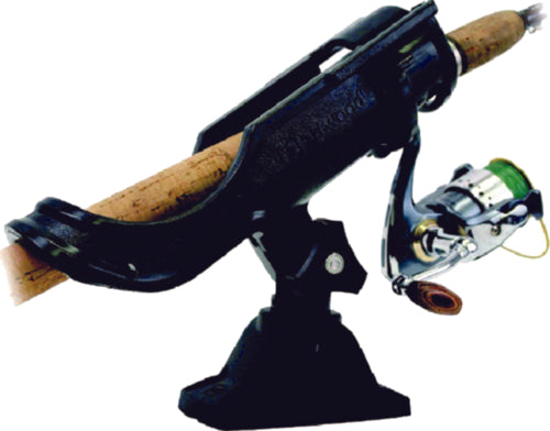 Attwood Adjustable Rod Holder With Bi-Axis Mount-Black