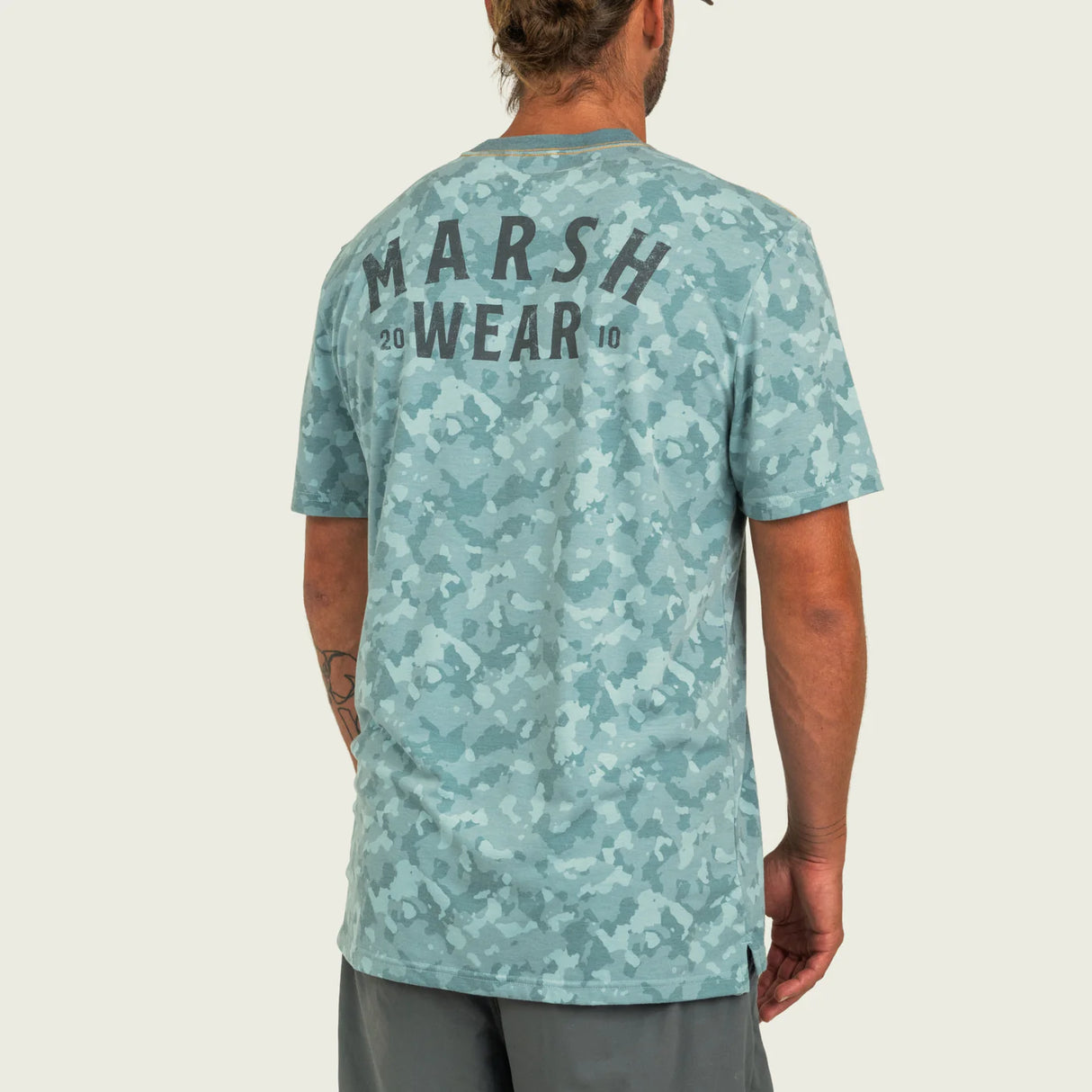 Marsh Wear Stackhouse Tee - Trellis Foxhole Camo