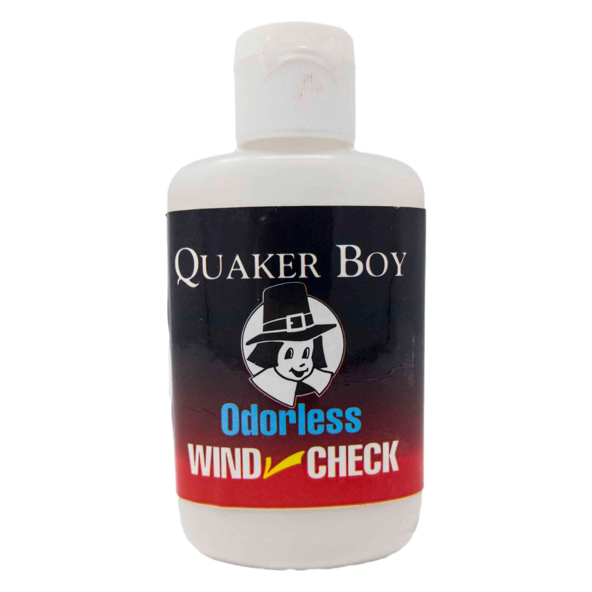 Quaker Boy Odorless Wind Check bottle on a white background