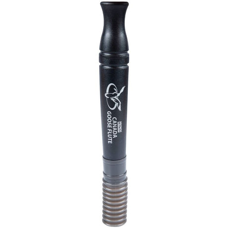 Black and gray hunting call with branding on a white background