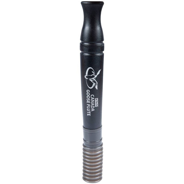 Black and gray hunting call with branding on a white background