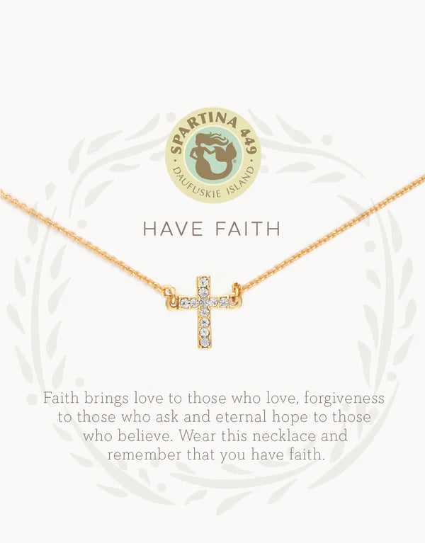 Spartina 449 Sea La Vie Have Faith Necklace