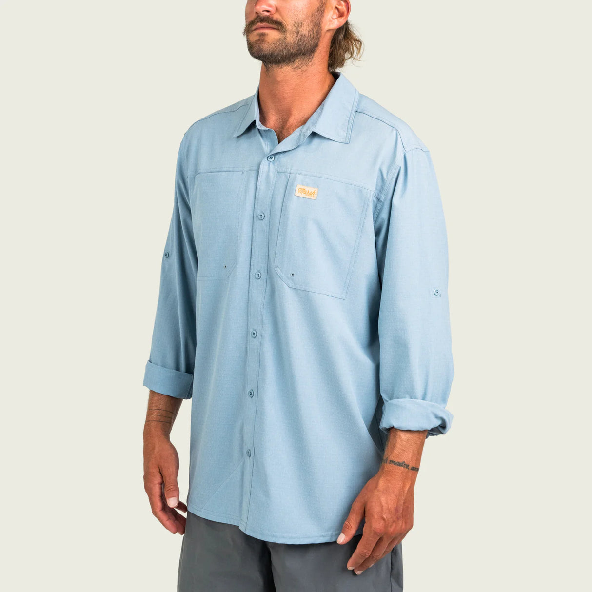 Marsh Wear Lenwood Tech Long Sleeve Shirt