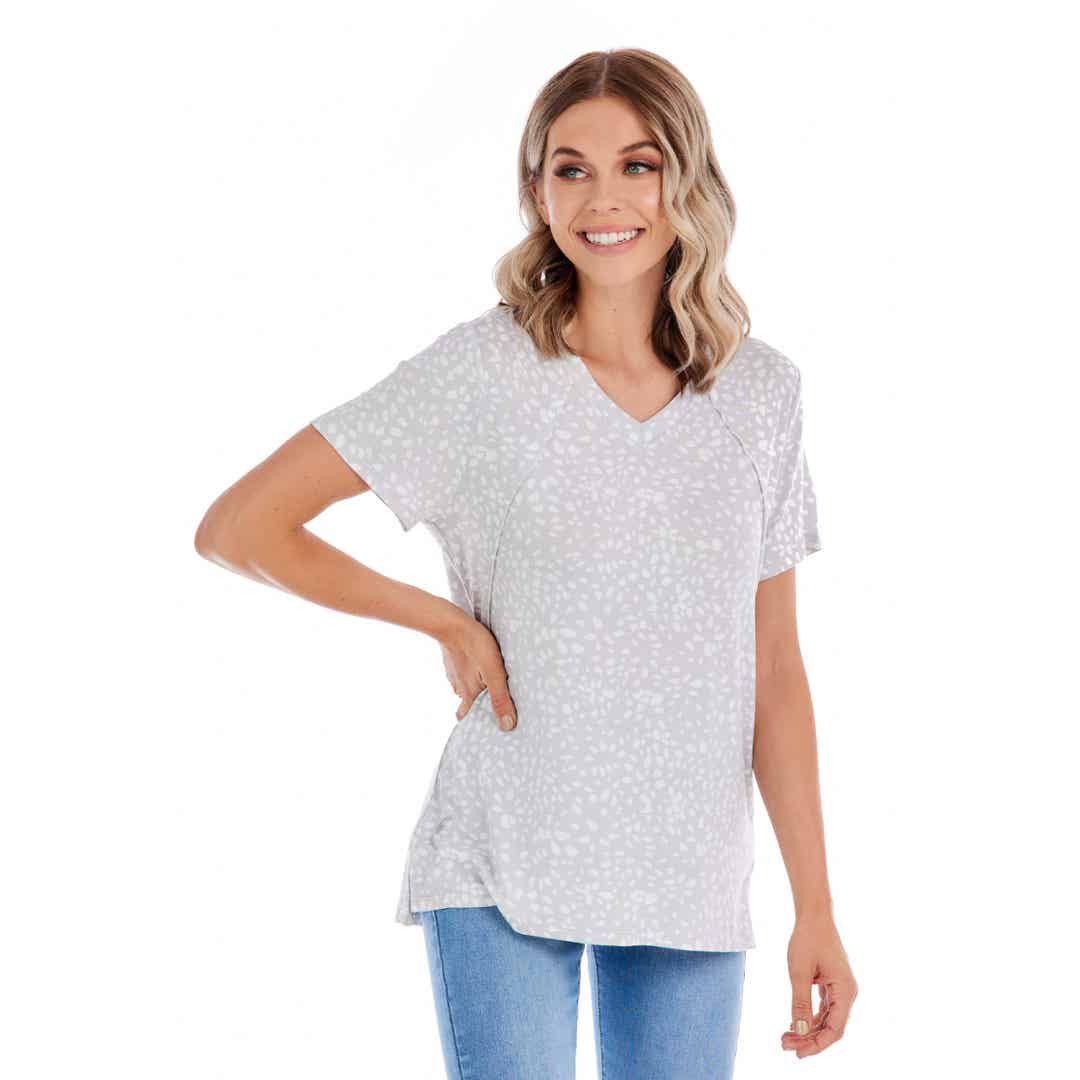 Mud Pie Minah V-Neck Tee