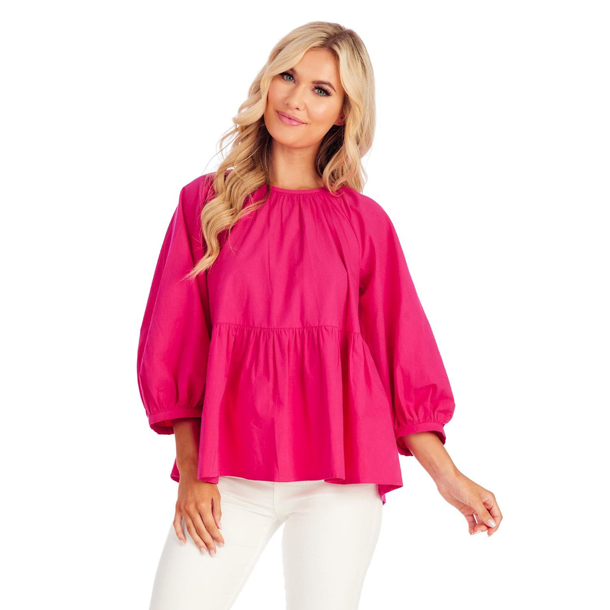 Mud Pie Fuchsia Morrison Top