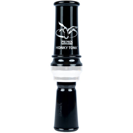 Black Primos Honky Tonk duck call on a white background