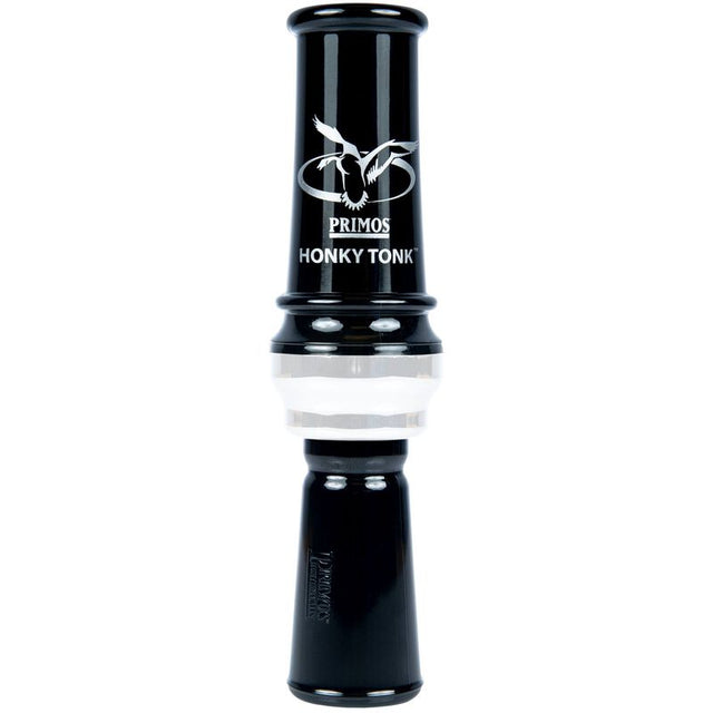 Black Primos Honky Tonk duck call on a white background