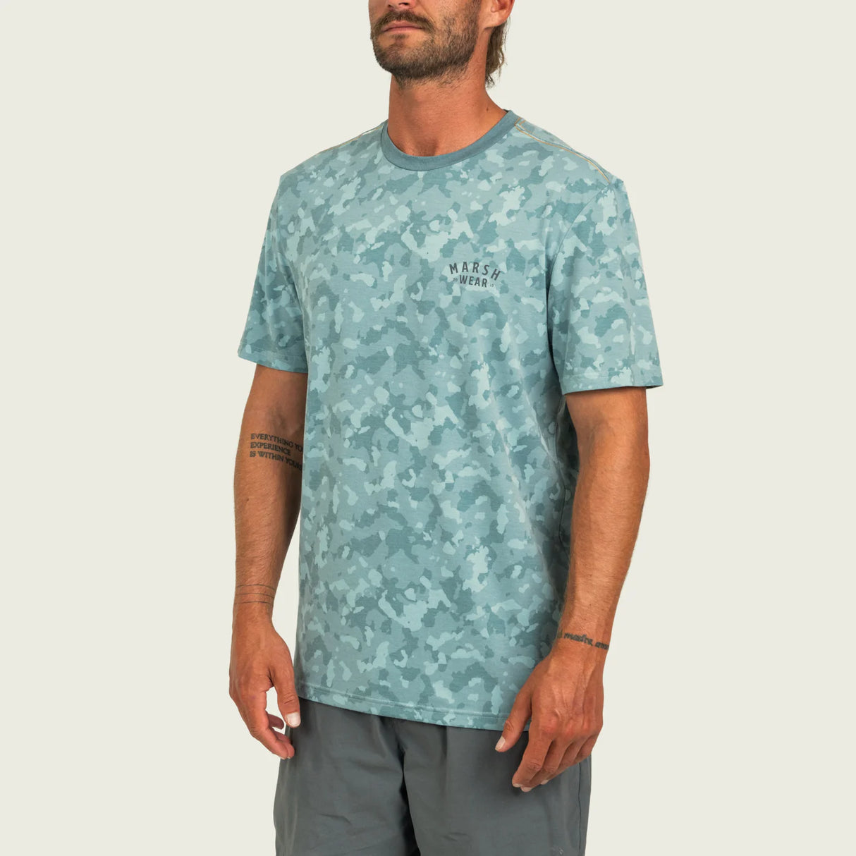 Marsh Wear Stackhouse Tee - Trellis Foxhole Camo