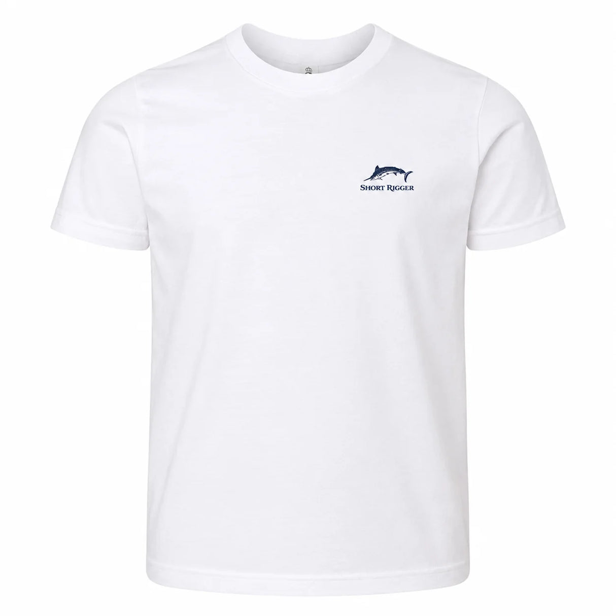 Short Rigger Youth Sporty Nc Flag Tee - White