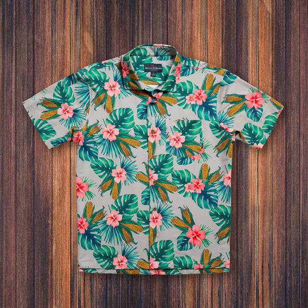 Beach & Barn Outfitters Agri-Coastal Farms Sportshirt - Grey