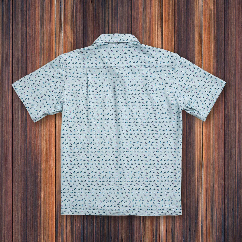 Beach & Barn Outfitters All Tide Up Sportshirt - Aqua