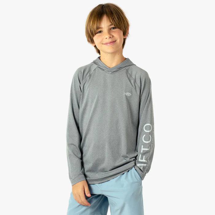 Aftco Samurai 2 Hood Youth Large - Steel Heather