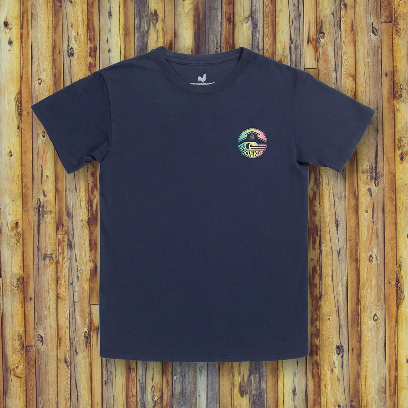 Beach & Barn Outfitters Barrel Racer Tee Shirt - Navy